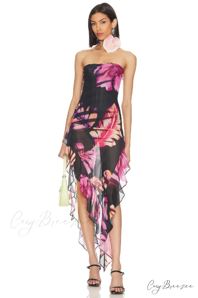 Atlas Tropical Stylish Leaf Dress
