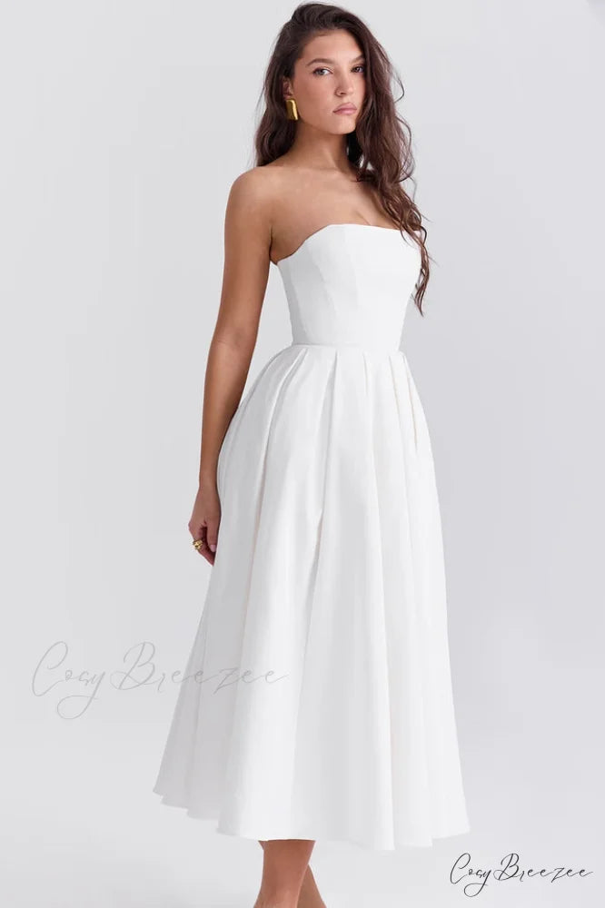 Audrey Elegant Midi Sundress