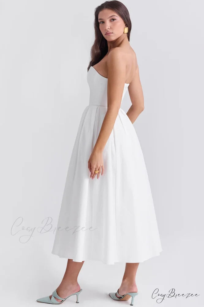 Audrey Elegant Midi Sundress