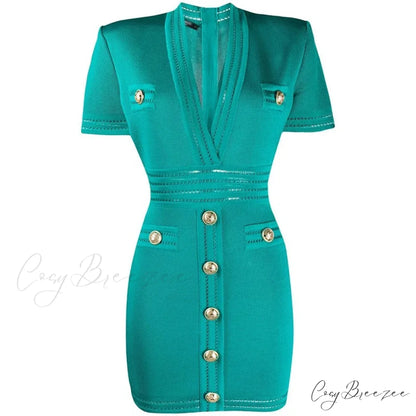 AURETA KNITTED Stylish MINI DRESS
