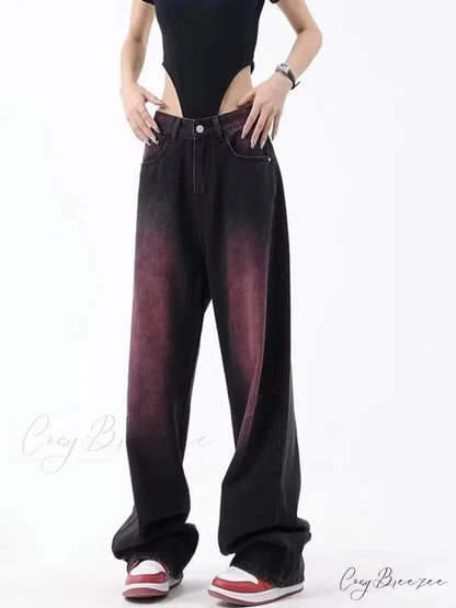 Autumn Fashion Literary Trend Loose Washed Youth High Street Harajuku Women’s Jean