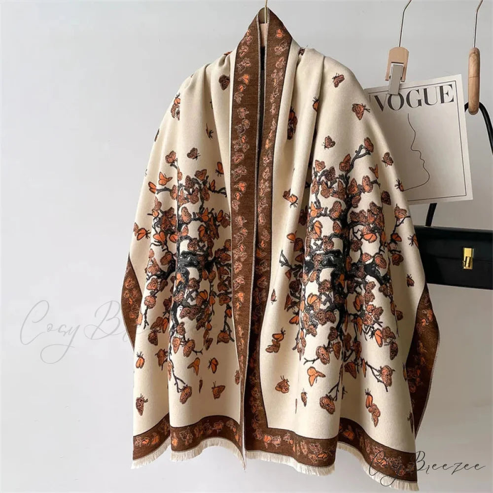 Autumn Pashmina Cashmere Scarf scarf-241228