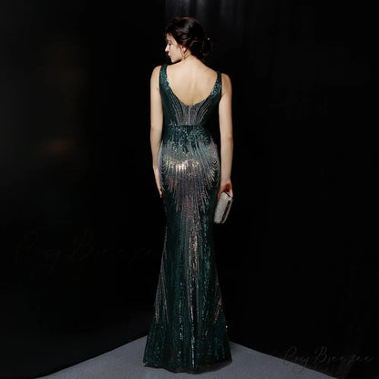 Ava Colorful Stylish Sequin Formal Dress