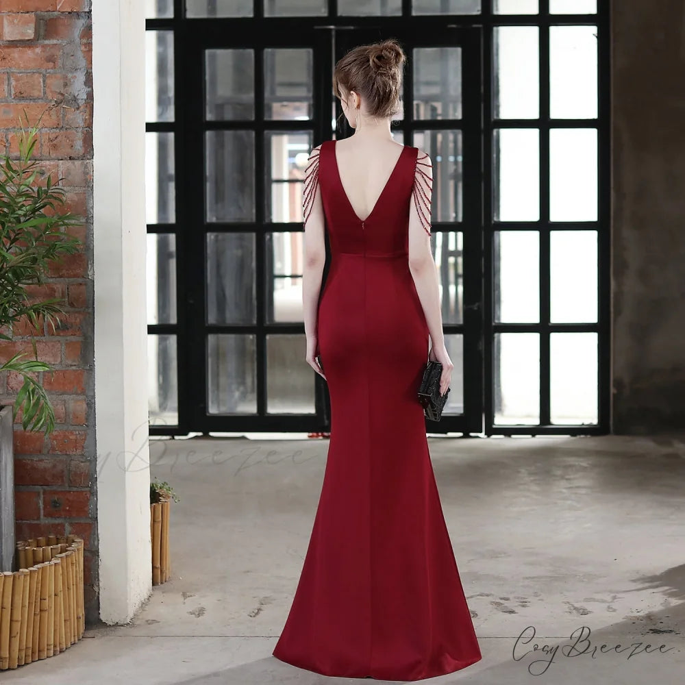 Ava Cowl Stylish Neck Formal Dress