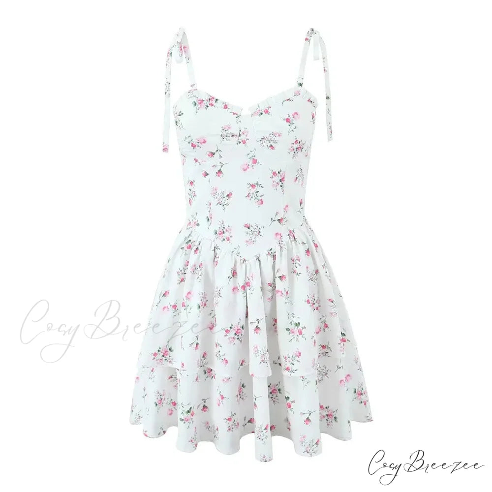 AVALIN Elegant MINI DRESS Print / S