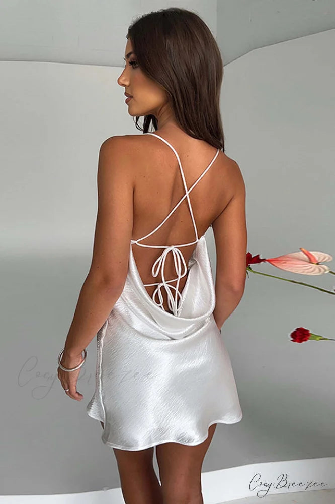 Avianna Elegant Mini Dress S / White