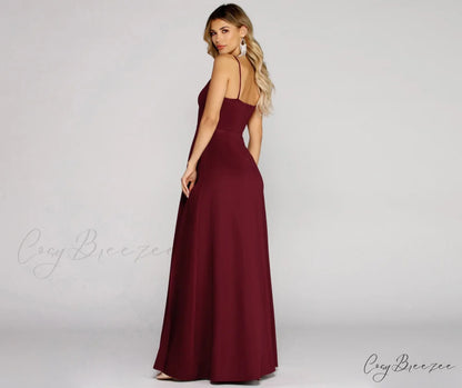 Avianna Formal Stylish High Slit Dress