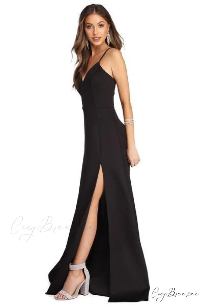 Avianna Formal Stylish High Slit Dress