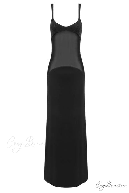 Aya Muse Cut Charming Out Maxi Dress S / Black