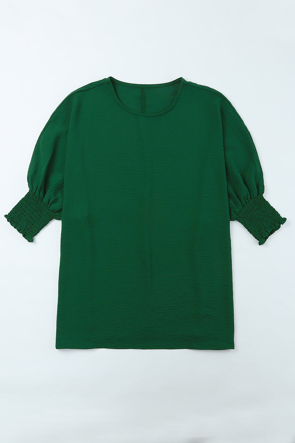 Shift Top Wrist Smocked - Green