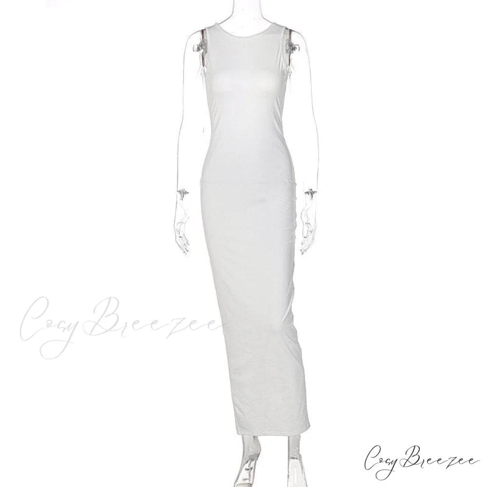 Backless Bodycon Stylish Maxi Dress