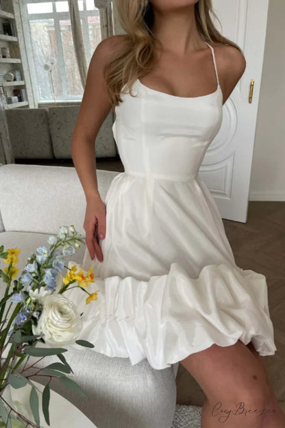 Backless Bustier Stylish Mini Dress