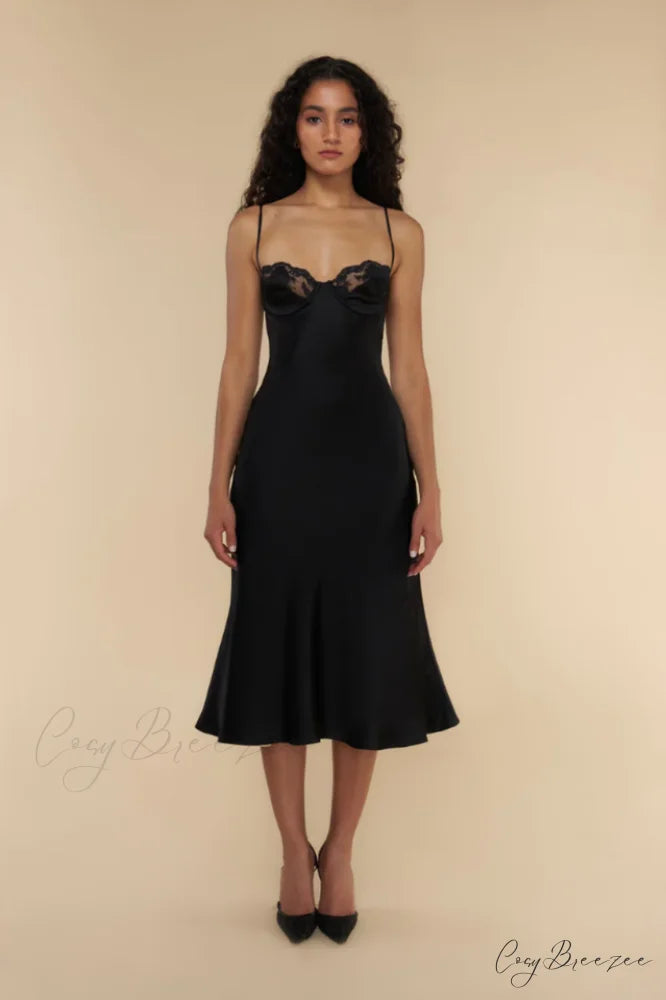 Ballet Elegant Dress Noir