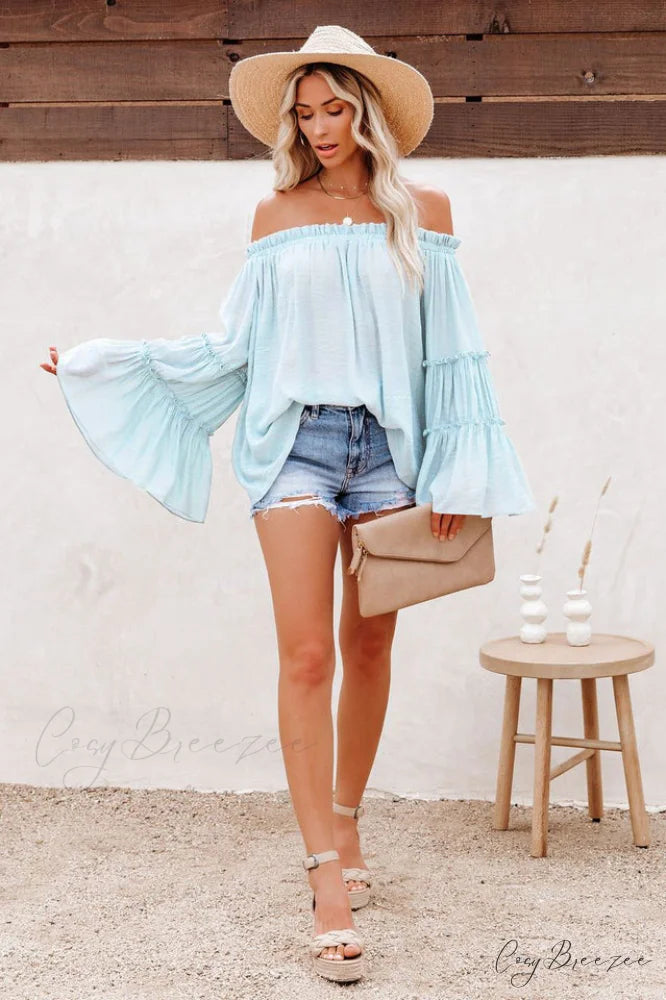 Bamboo Flare Stylish Sleeve T-shirt