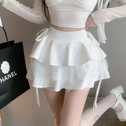 Bandage Lace Lolita Skirt skirts-250223