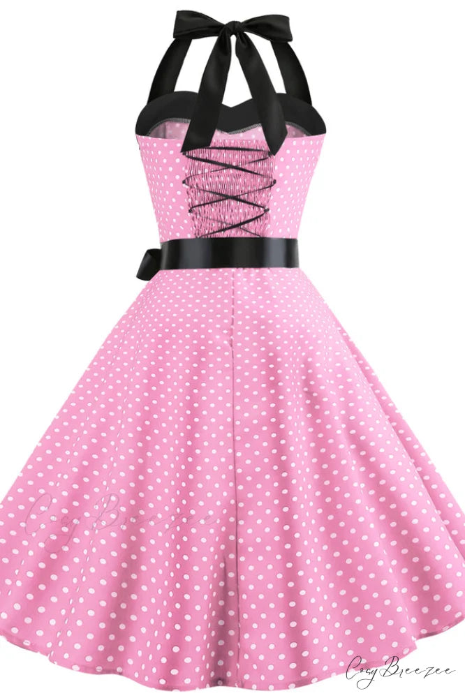 Barbie Movie Margot Charming Pink Plaid Check Dress