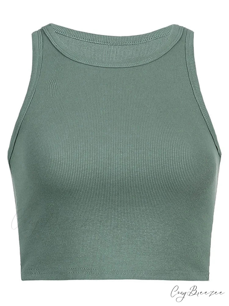 Basic Crop Top Trendy & Mini Skirt Set