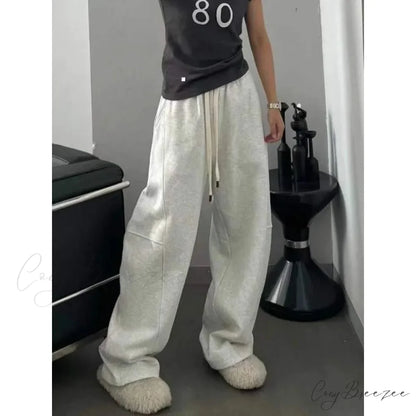 Basic Oversized Y2K Women Sweatpants Pants pants-241228