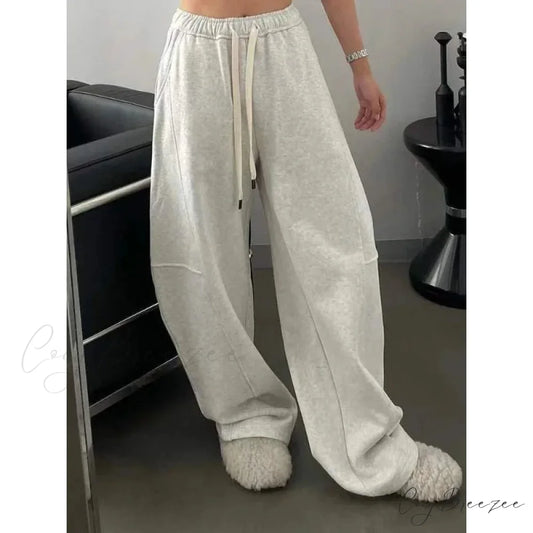 Basic Oversized Y2K Women Sweatpants Pants pants-241228