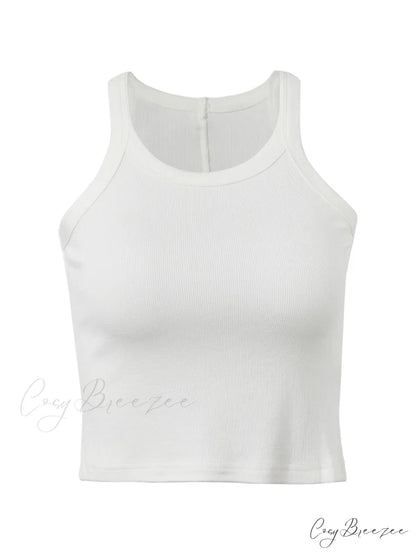 Basic Solid Long Trendy Sleeve Crop Top