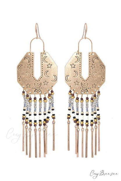 Beads Charming Layer Necklace Gold