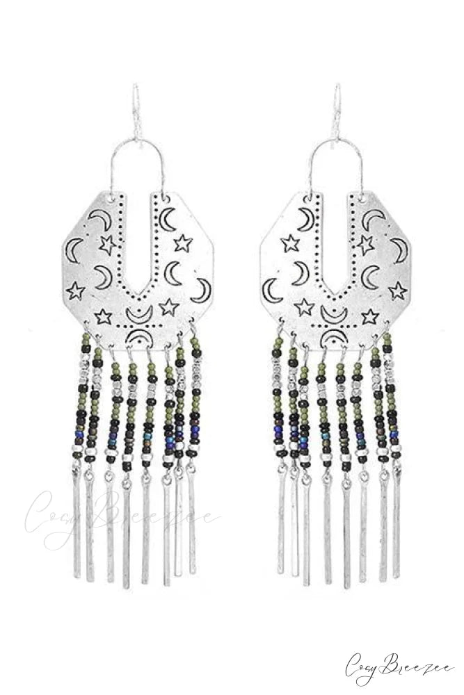 Beads Charming Layer Necklace Silver