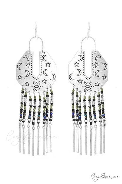 Beads Charming Layer Necklace Silver