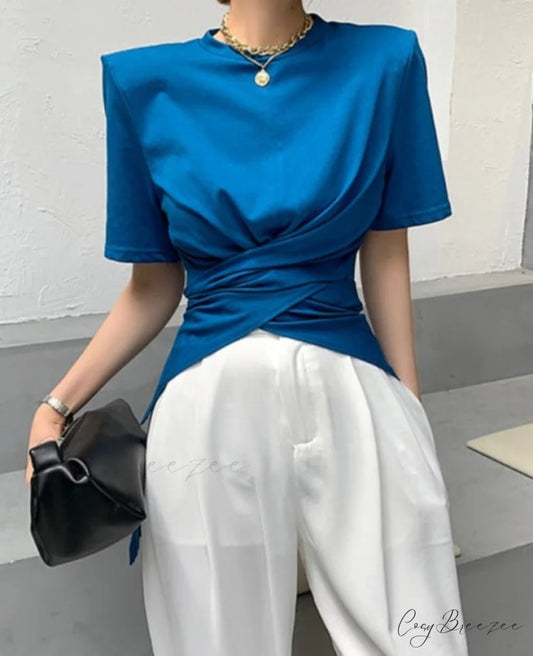 Beata Blouse Bright blue / S