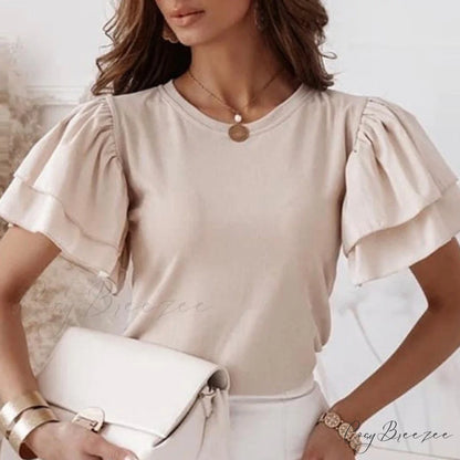 Beatrice Top Khaki2 / S