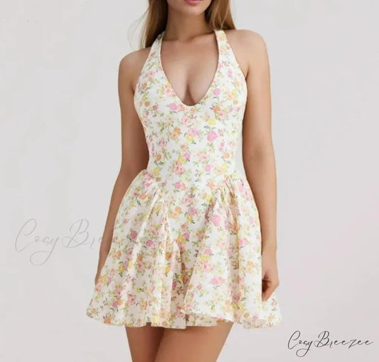 BELLA Elegant MINI DRESS Print / S