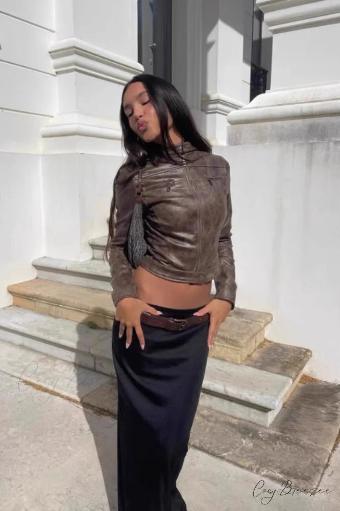 Bella Elegant Moto Jacket