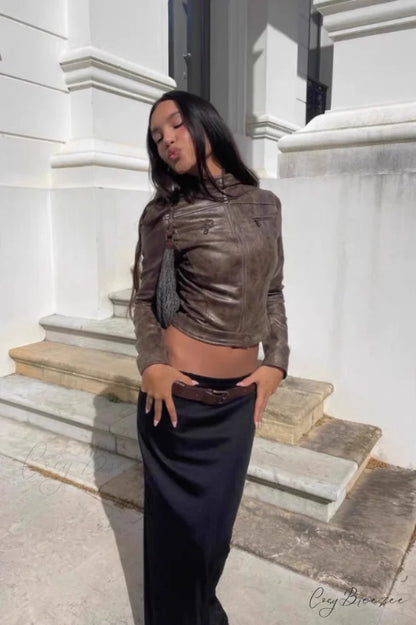 Bella Elegant Moto Jacket