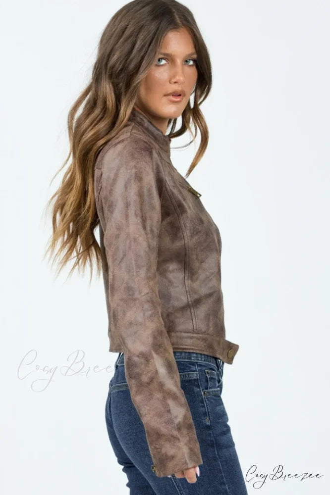 Bella Elegant Moto Jacket