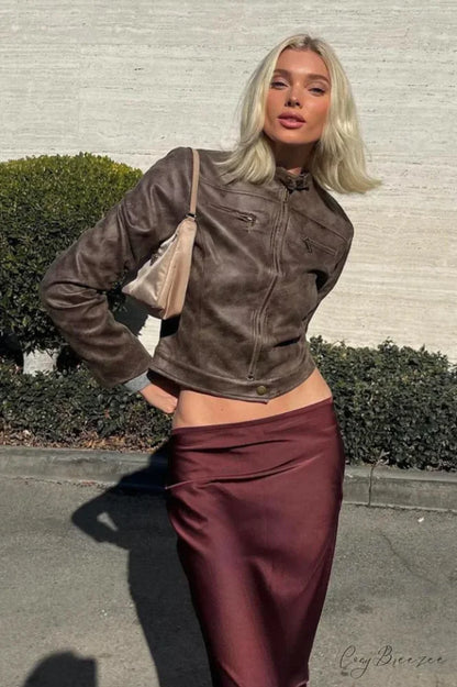Bella Elegant Moto Jacket