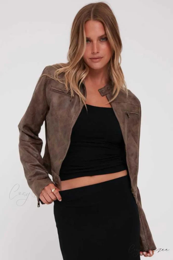 Bella Elegant Moto Jacket