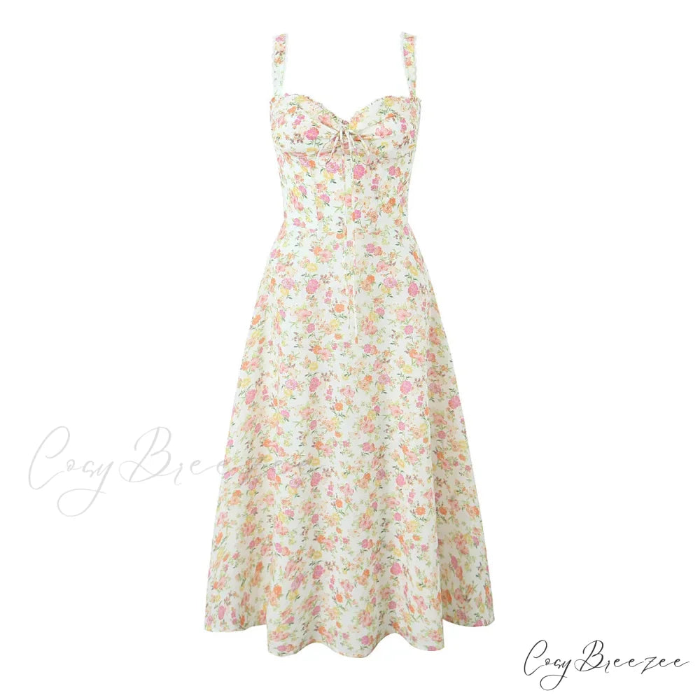 BELLISIMA Elegant MIDI DRESS Print / L