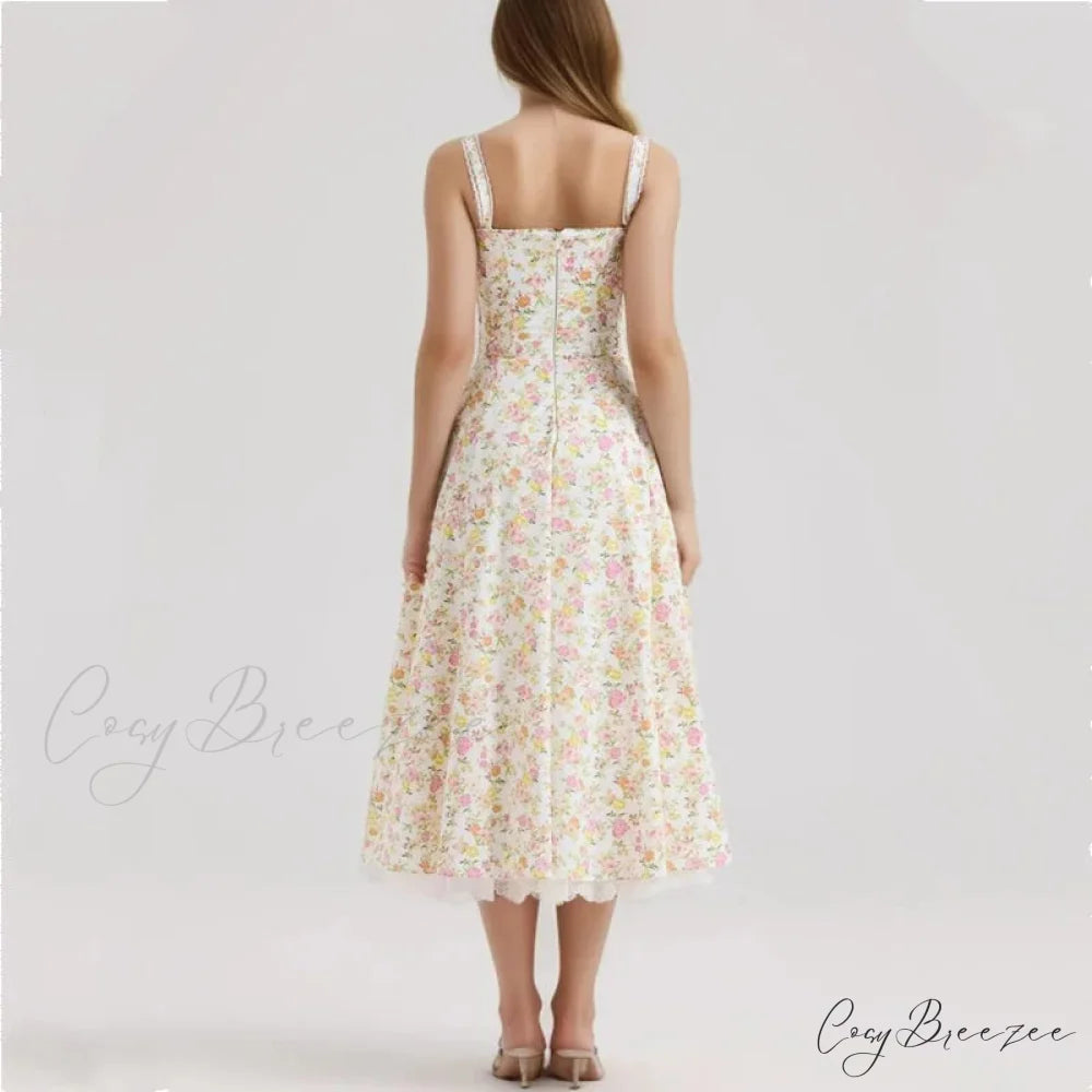 BELLISIMA Elegant MIDI DRESS Print / M
