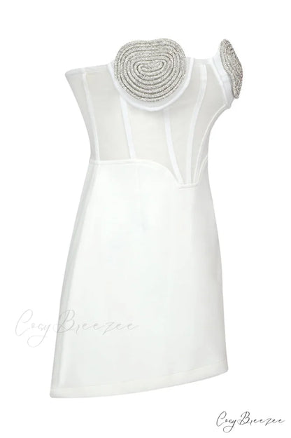 Best Lover Stylish Crystal Heart Dress