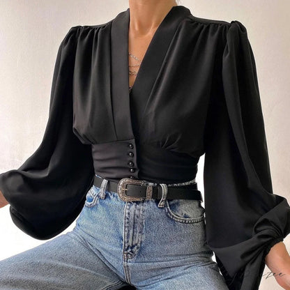 Betta Blouse Black / S