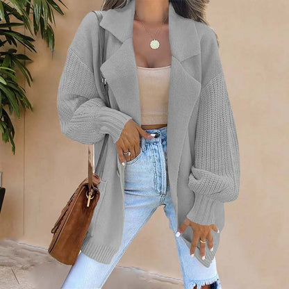 Solid Casual Colour Cardigan