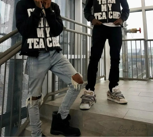 Black Retro Demon Slayer Hoodie hoodies-241228