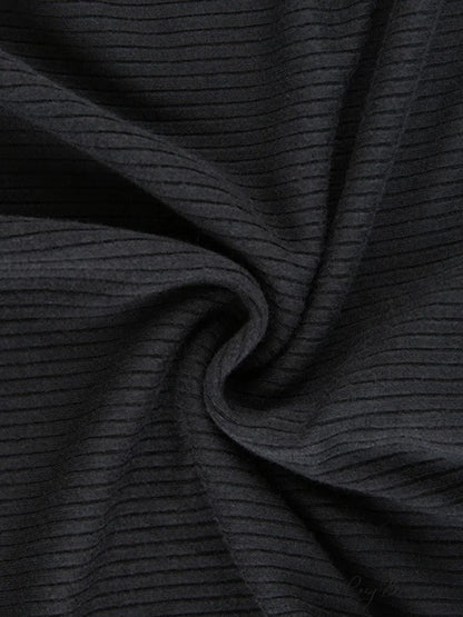 Black Ruched Graceful Bodycon Mini Dress