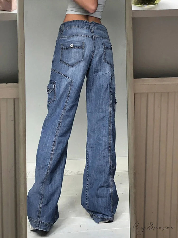 Bleached Painted Graceful Boyfriend Jeans