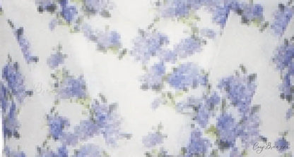 Blue Hydrangea Stylish Maxi Princess Dress