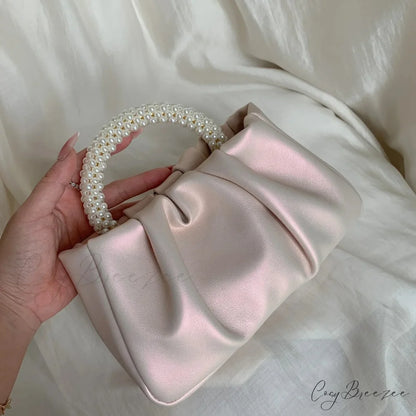 Blue Subaxillary Korean Fashion Shoulder Handbag Pink handbag-250126