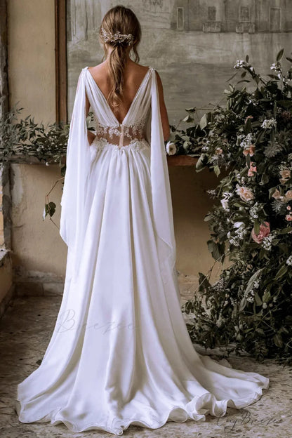 Bohemian Goddess Graceful Wedding Dress
