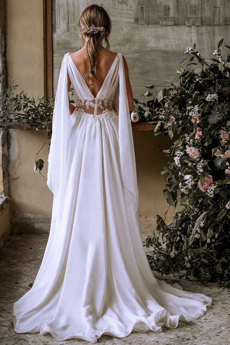 Bohemian Goddess Graceful Wedding Dress