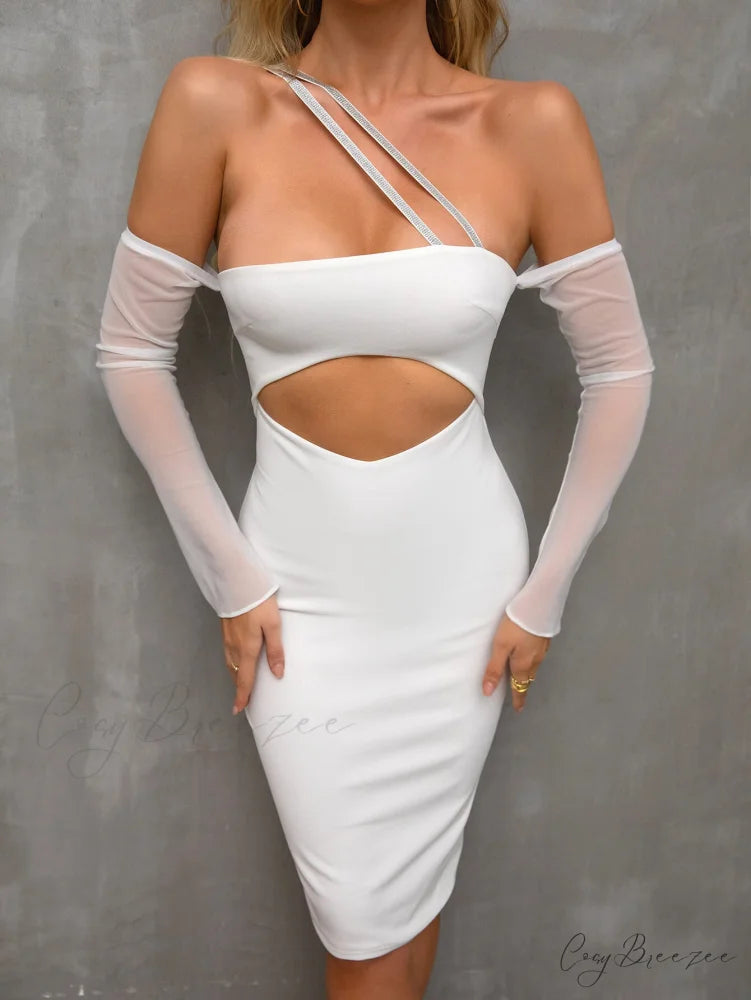 Boning Solid Halter Trendy Tie Satin Dress