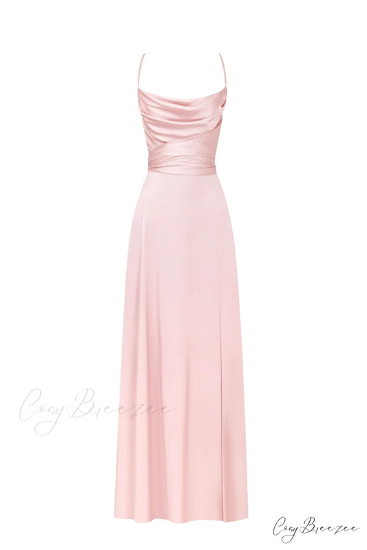 Boudoir Misty Rose Charming Silk Slip Dress XXS / Misty Rose