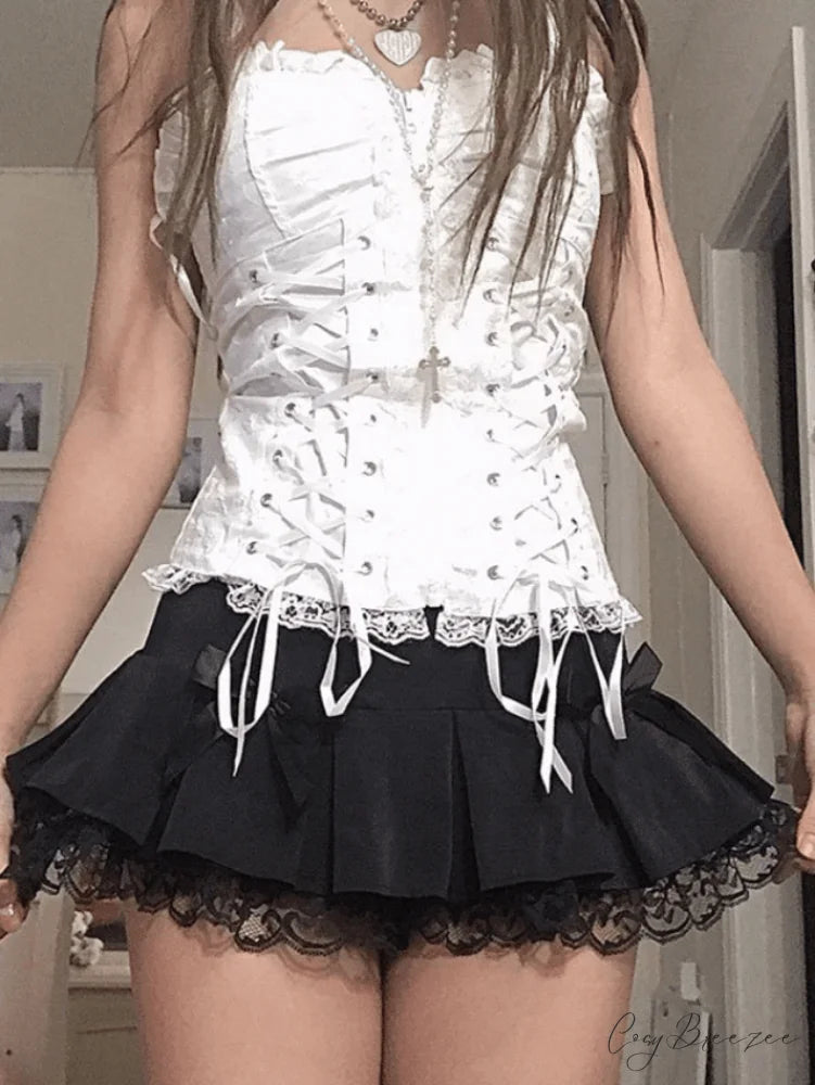 Bow Knot Graceful Sweet Shirt Dress
